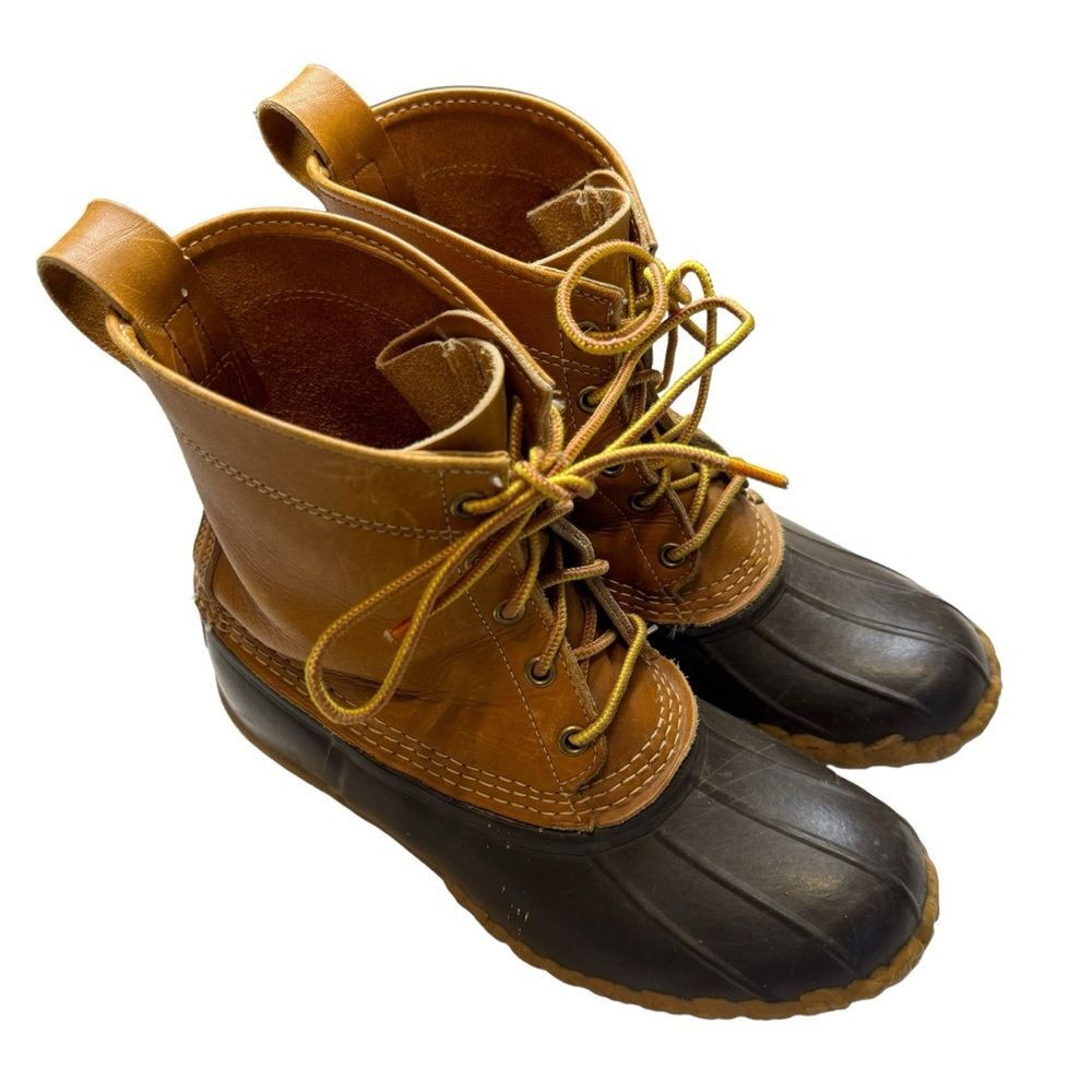 Vintage L.L. Bean Women's Duck Boots Maine Hunting Shoe Bean Boots Size 7M